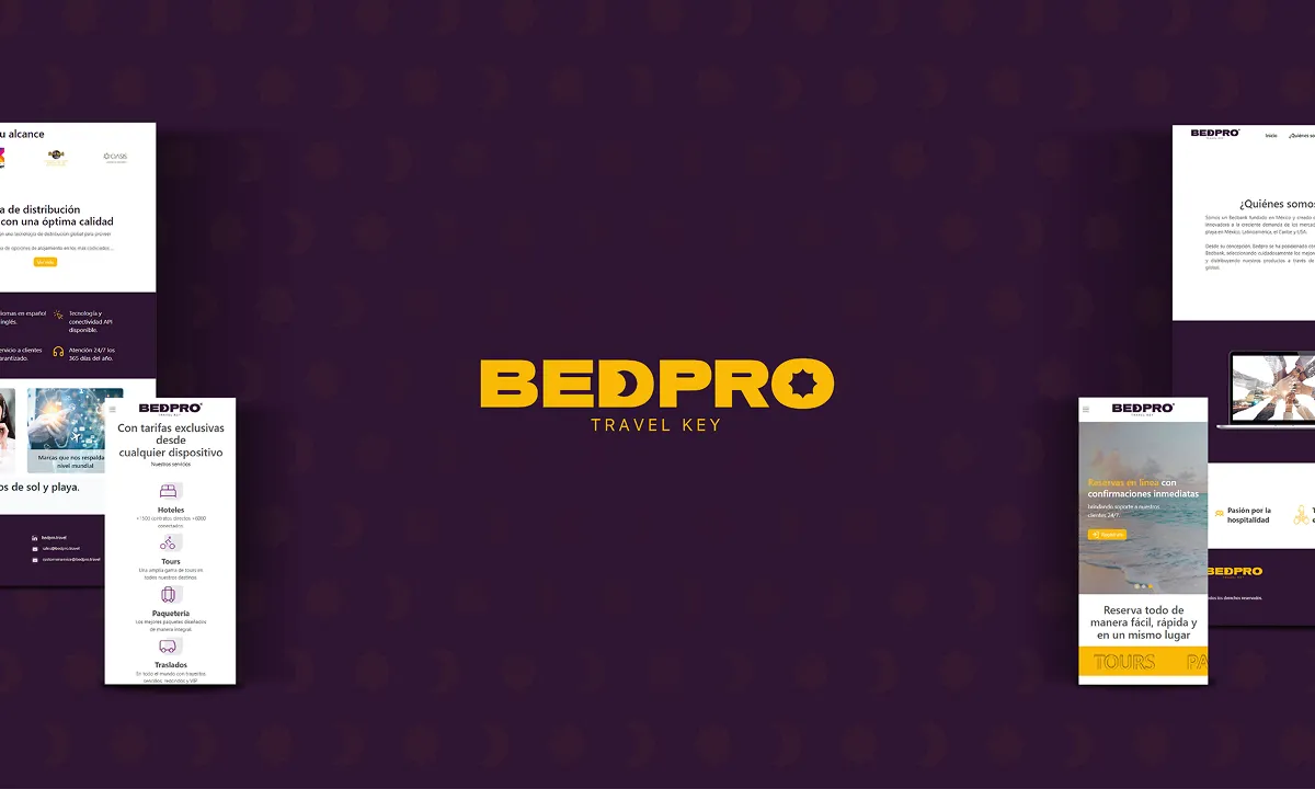 Sitio web de Bedpro